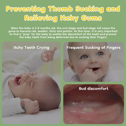 The Teether That Stays On Baby's Hand--A Wearable Silicone Teething Mitten That Soothes Sore Gums While Helping Babies Learn To Grip & Explore