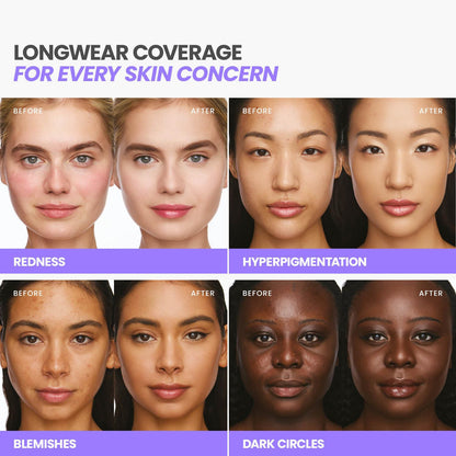 Serum Foundation - 24HR Life-Proof Wear For Flawless Coverage