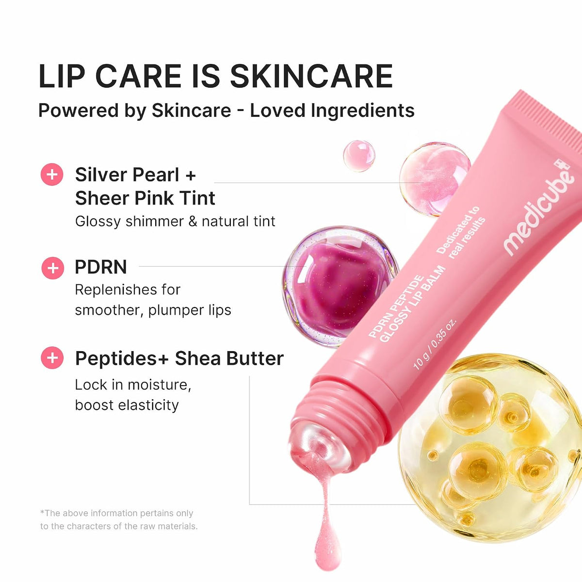 Glass Lip Balm - PDRN Peptide Formula For Dewy Hydrated Lips