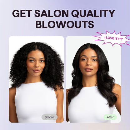 Ionic Thermal Brush - Ceramic Heat for Smooth, Bouncy Blowout Hair