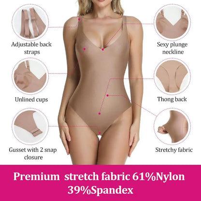 Sculpting Thong Bodysuit - Seamless Compression For Smoother Curves