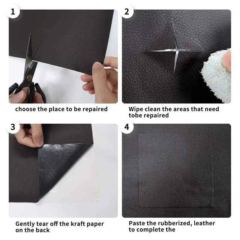 Leather Repair Patch - Peel & Stick For Instant Furniture Renewal