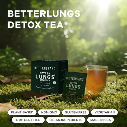 Herbal Lung Detox Tea - Mullein Blend For Natural Respiratory Reliefa