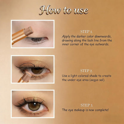 Shimmer Eyeshadow Stick - Creamy Blend Formula For Effortless Eye Looks