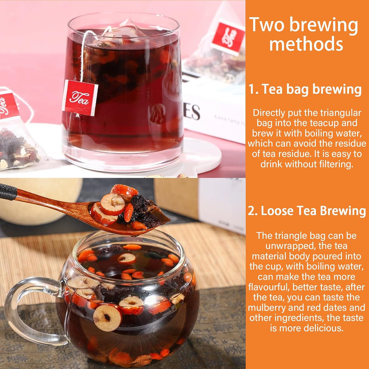 Ginseng Five Treasure Tea - Traditional Herbal Blend For Daily Wellness Rituals