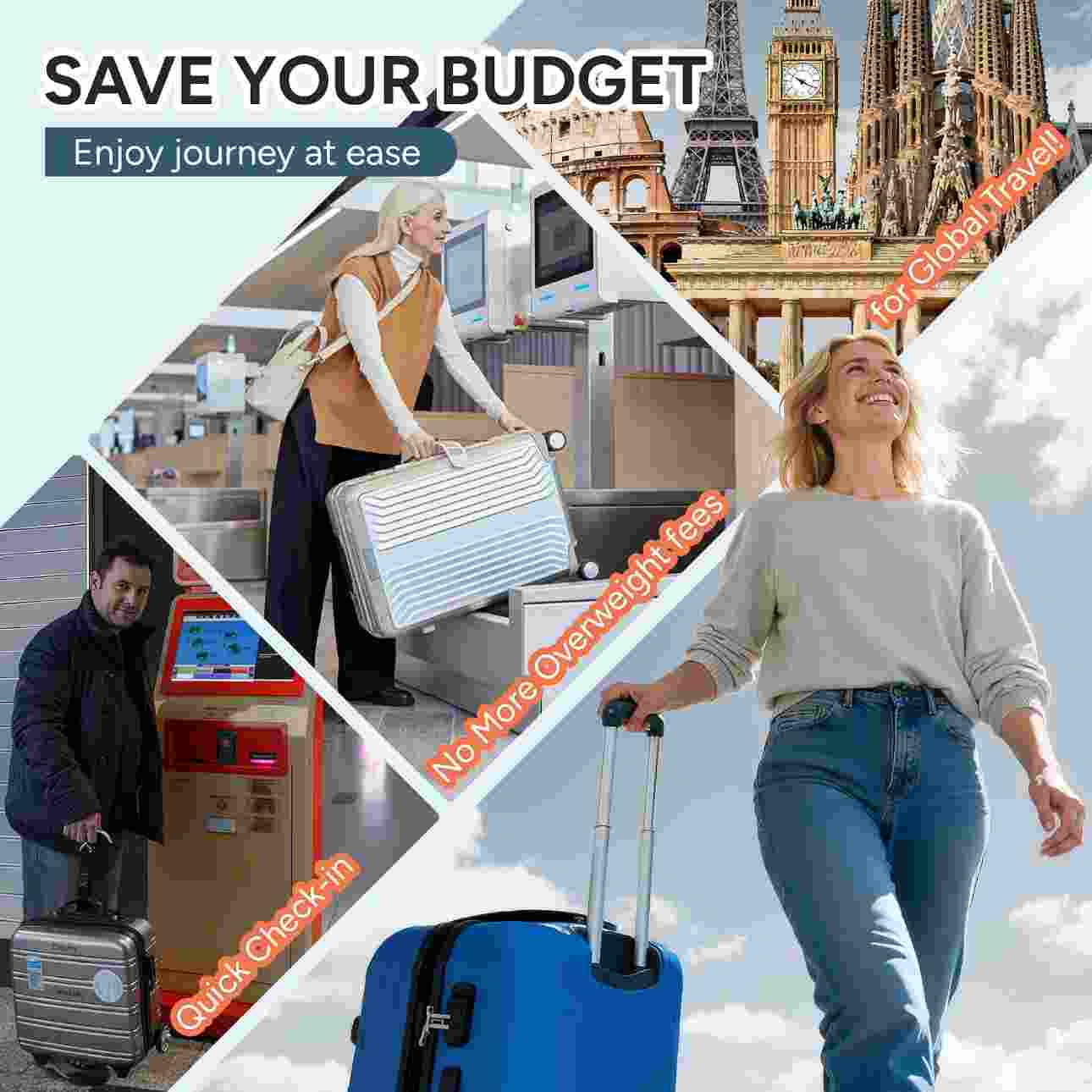 Never Pay Overweight Baggage Fees Again With This Ultra-Precise Digital Luggage Scale