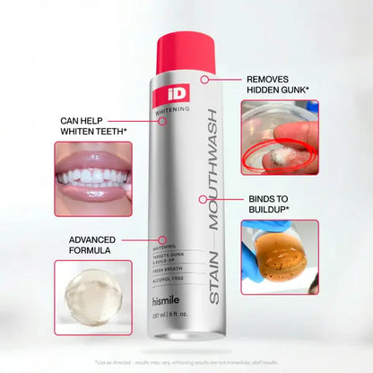 Whitening Mouthwash - Stain-Removing Rinse For A Brighter Smile
