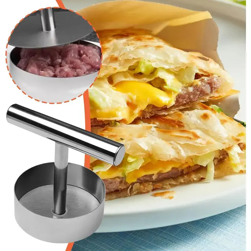 Burger Patty Press - Stainless Steel Mold For Perfectly Shaped Patties