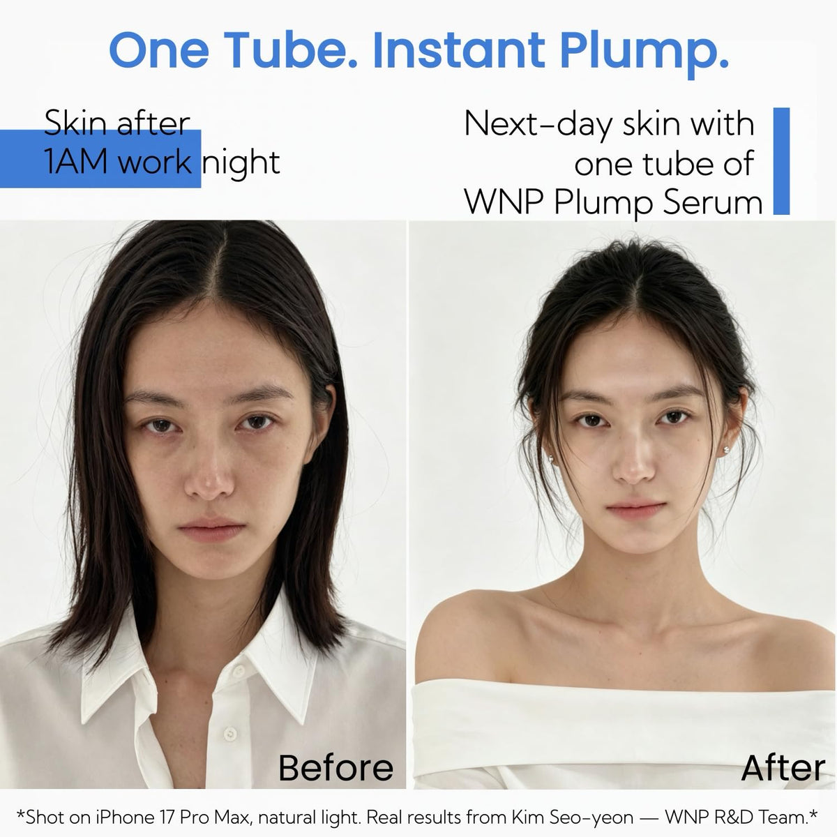 Plumping Serum - 8D Hyaluronic Acid + PDRN Blue Beads For Deep Hydration & Glass Skin Glow