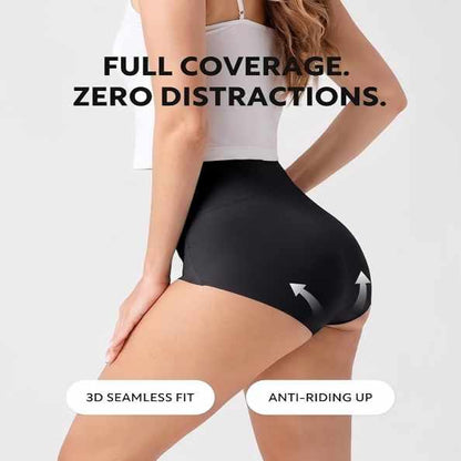 Seamless High-Waist Panties - No-Show Comfort That Stays Put