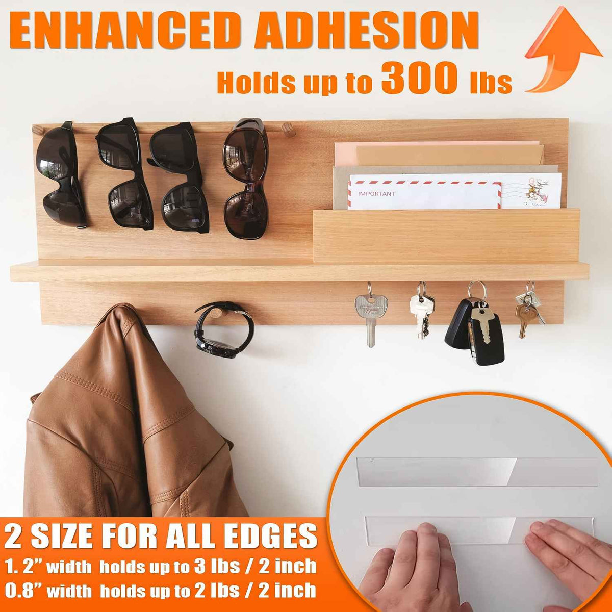 Transparent Nano Double-Sided Tape - Heavy-Duty Grip For Damage-Free Mounting