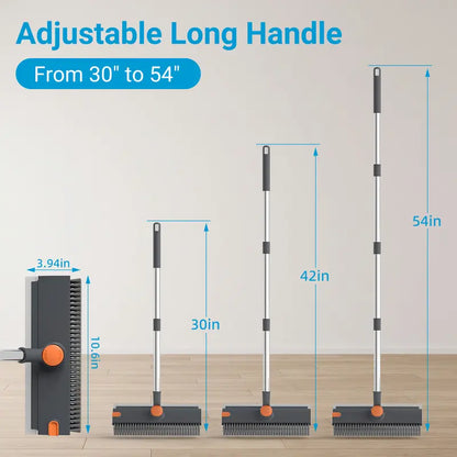3-In-1 Rotating Floor Scrubber – Brush, Scrub & Squeegee For Effortless Cleaning