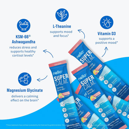 Calming Drink Mix - Adaptogenic Ashwagandha Blend For Daily Relaxation