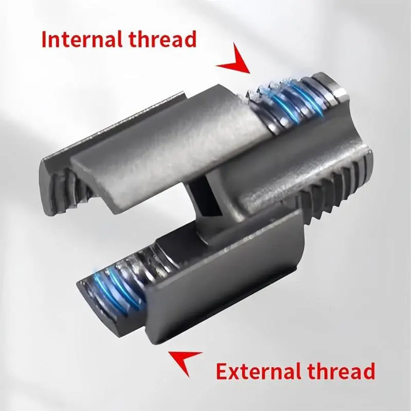 PVC Pipe Threading Tool - Drill-Powered Internal & External Threads For Faster Repairs