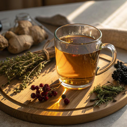 Herbal Lung Detox Tea - Mullein Blend For Natural Respiratory Reliefa