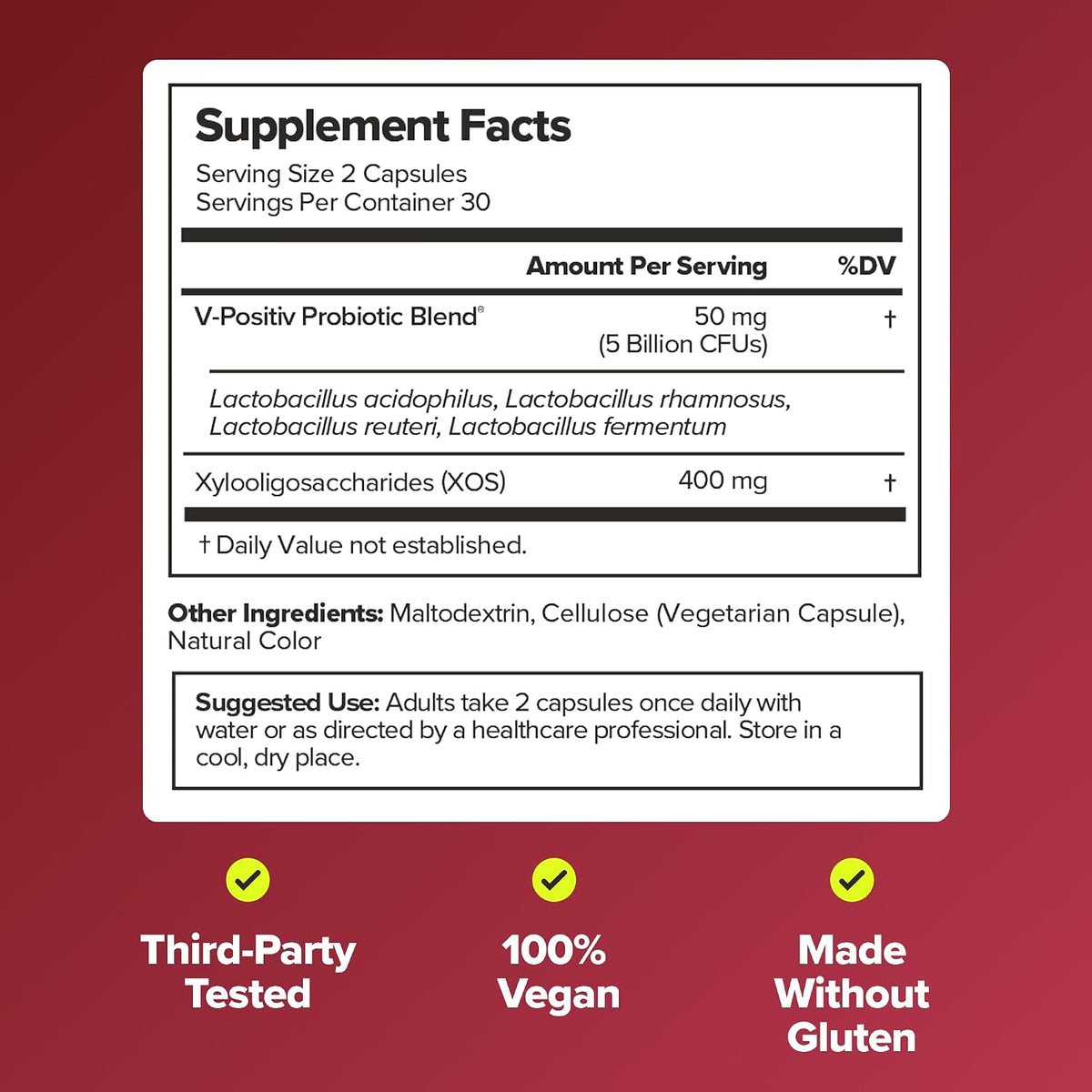 Vaginal Probiotic Gummies - Prebiotic + Probiotic Support For Daily pH Balance