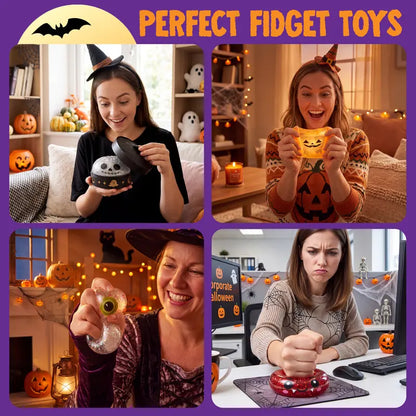 Halloween Squishy Dumpling Toy - Slow Rebound Fun For Stress Relief & Smiles
