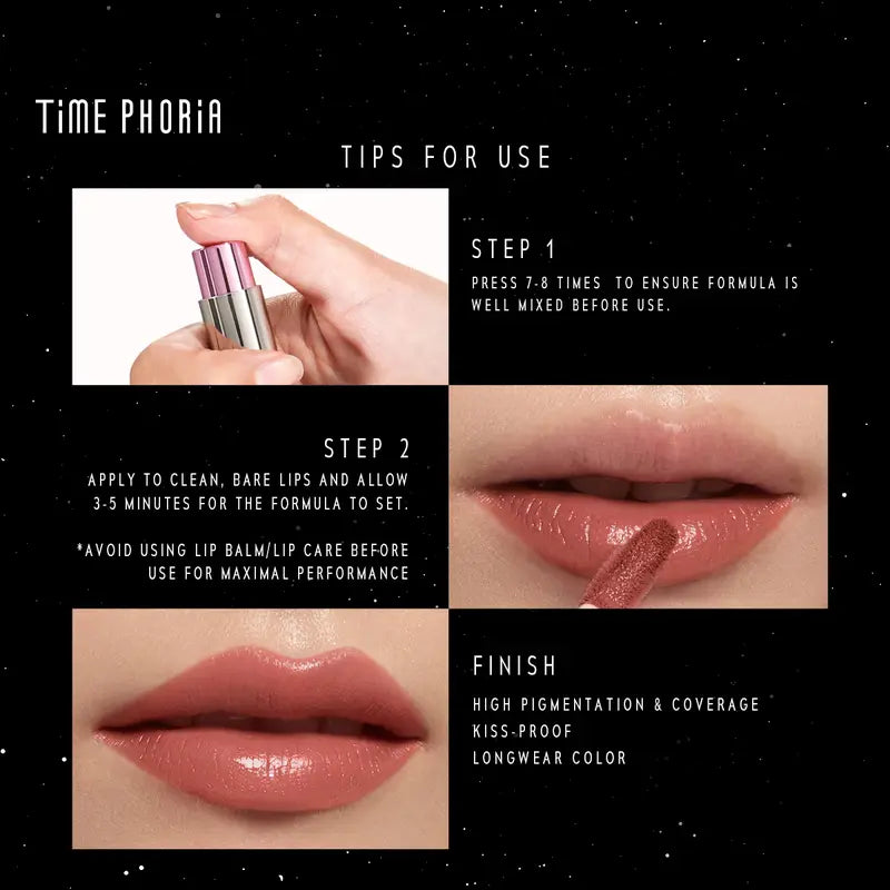 High-Shine Lip Vinyl - Transfer-Resistant Color For Fewer Touch-Ups