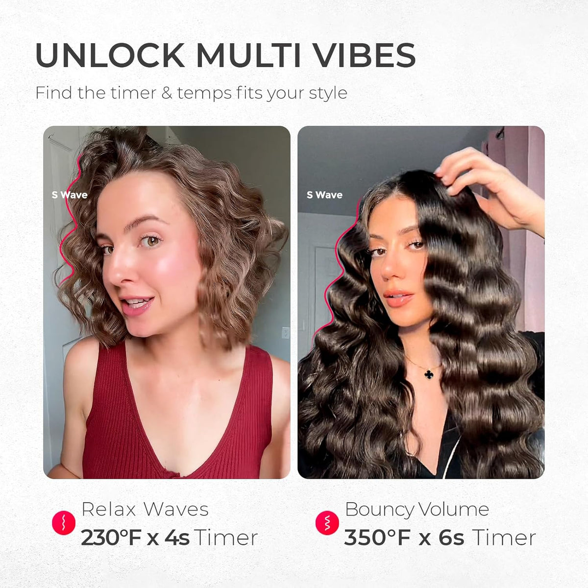Deep Wave Hair Styler – One Clamp For Effortless Mermaid Waves