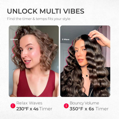 Deep Wave Hair Styler – One Clamp For Effortless Mermaid Waves