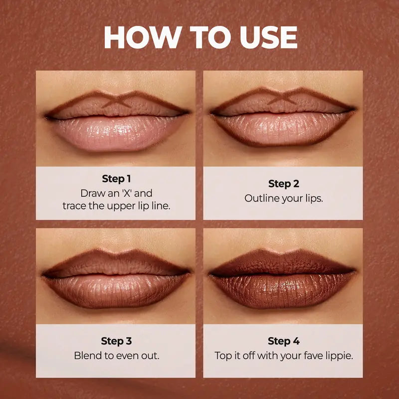 Easy Glide Lip Liner - Creamy Precision Formula For Fuller-Looking Lips