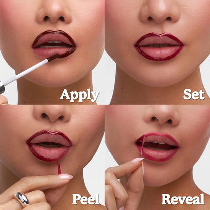 Peel-Off Lip Stain - Tattoo-Like Color For Long-Lasting Natural Lips