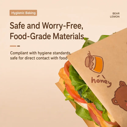 Paper Sandwich Bags - Greaseproof Design For Cleaner Food Packing