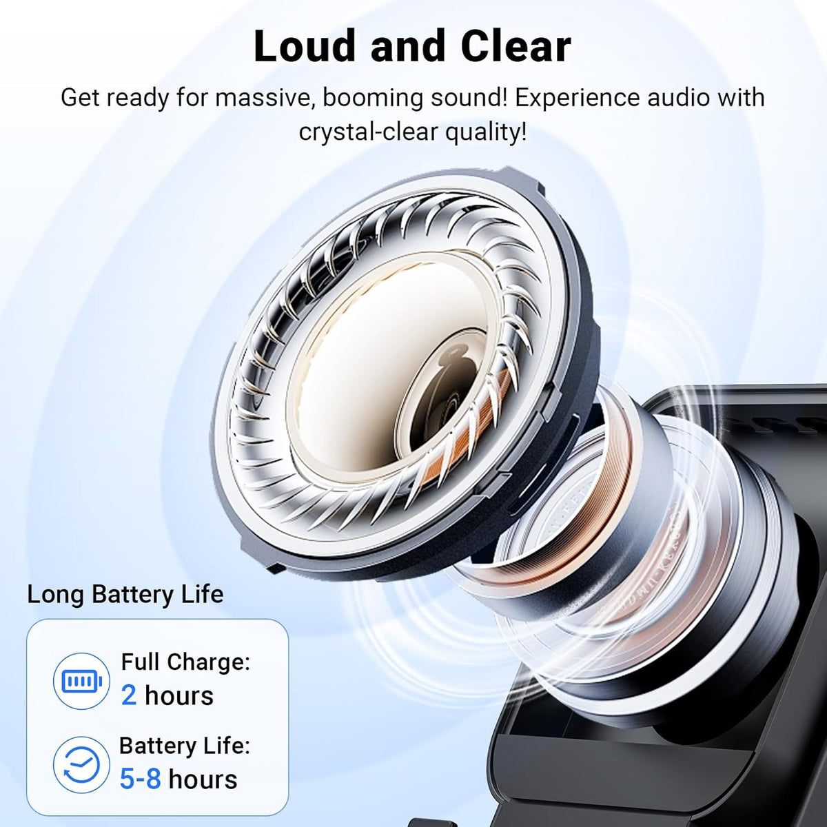 5-in-1 Smart Audio Dock - Wireless Induction Sound Amplification For Hands-Free Entertainment