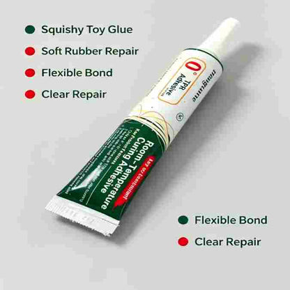TPR Repair Glue - Flexible Clear Bond For Soft Rubber Repairs