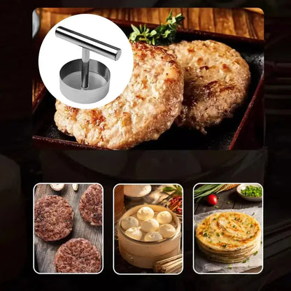 Burger Patty Press - Stainless Steel Mold For Perfectly Shaped Patties