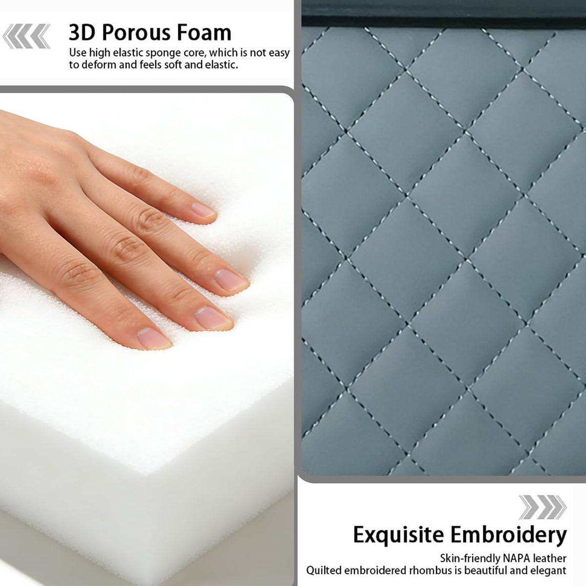 Car Armrest Organizer - 4-in-1 Raised Design For A More Comfortable Drive