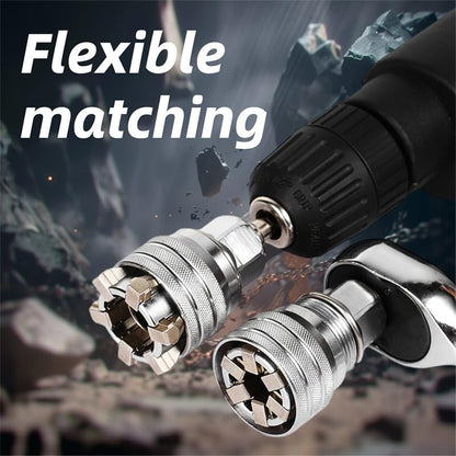 ONE SOCKET FITS MULTIPLE SIZES