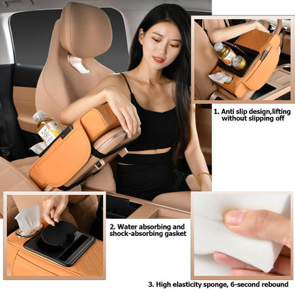 Ergonomic Car Armrest Cushion – Ultimate Comfort & Extra Storage Organizer