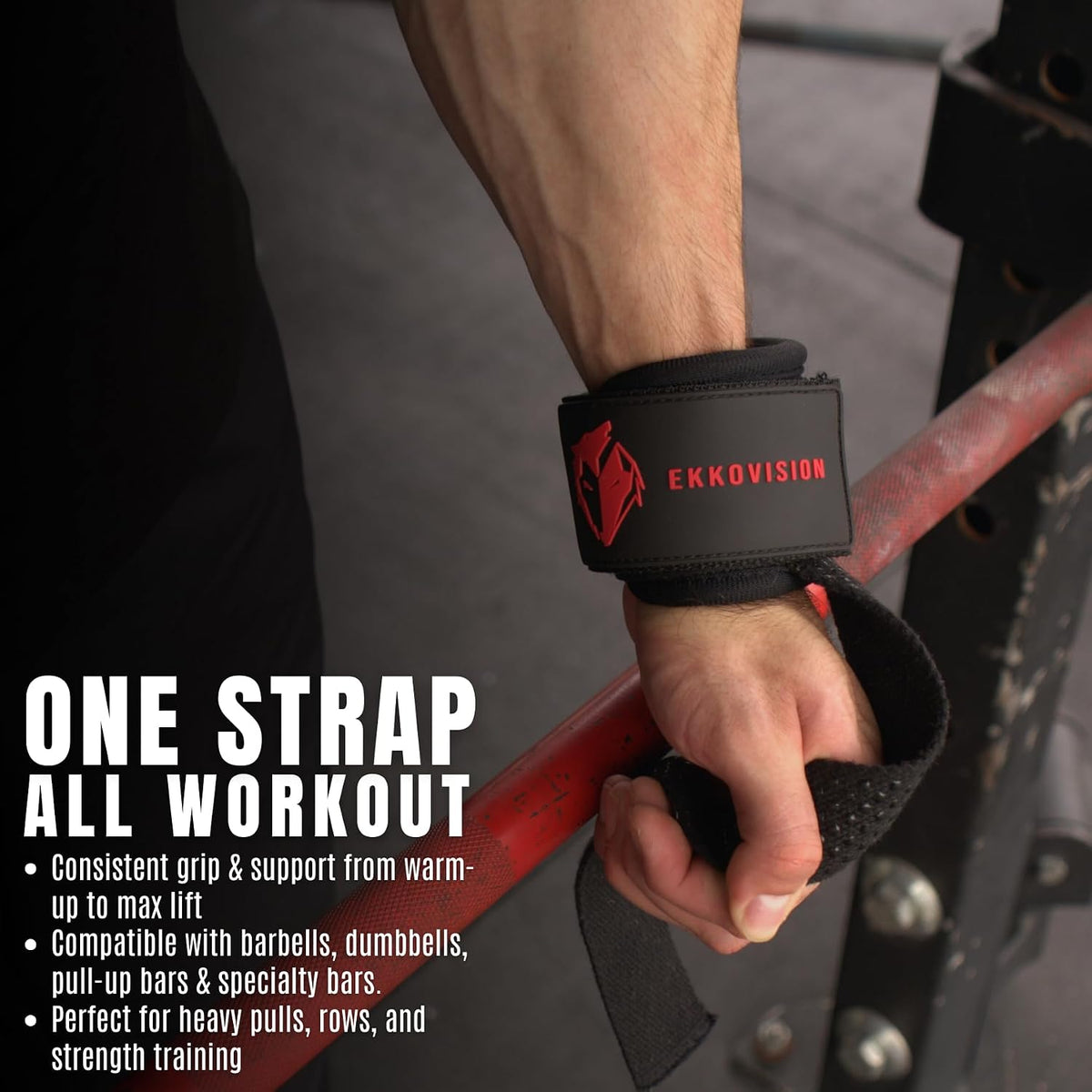 Lifting Straps - Cuffed D-Ring Grip Support For Stronger Heavy Lifts