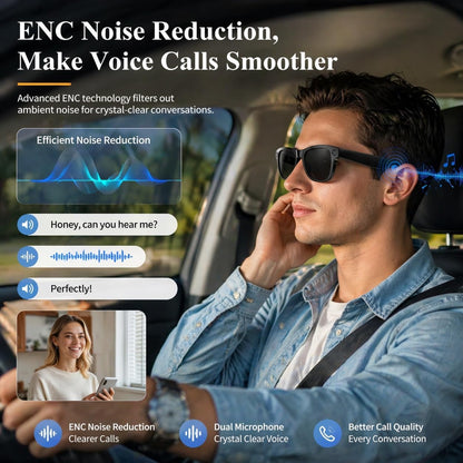Smart Camera Glasses - Hands-Free POV Recording & AI Translation For Everyday Adventures