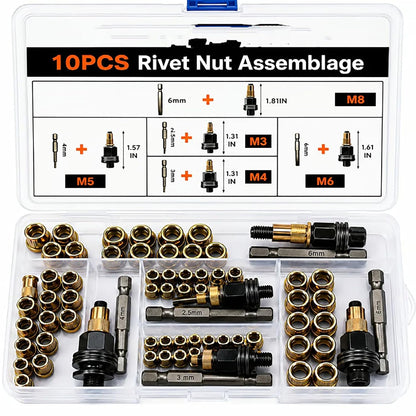 Rivet Nut Tool Kit - Create Strong Threads Without Welding