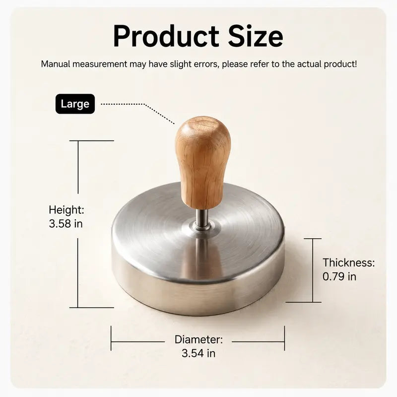 Burger Patty Press - Stainless Steel Mold For Perfectly Shaped Patties