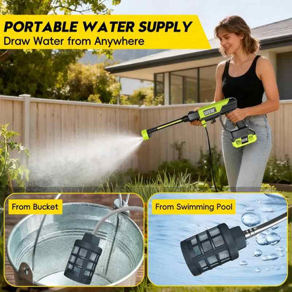 Cordless Pressure Washer - 1000 PSI Portable Power For Effortless Cleaning