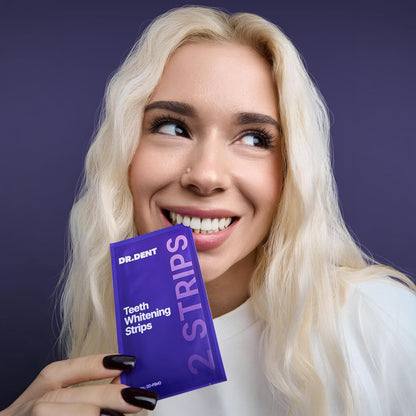 Purple Whitening Strips - Peroxide-Free Whitening For A Brighter Smile