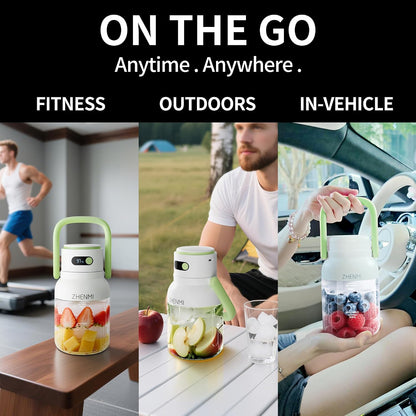 Portable Blender - 12-Blade Cordless Power For Smoothies Anywhere