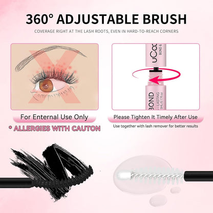 2-in-1 Lash Bond & Seal - Waterproof DIY Lash Extension Adhesive