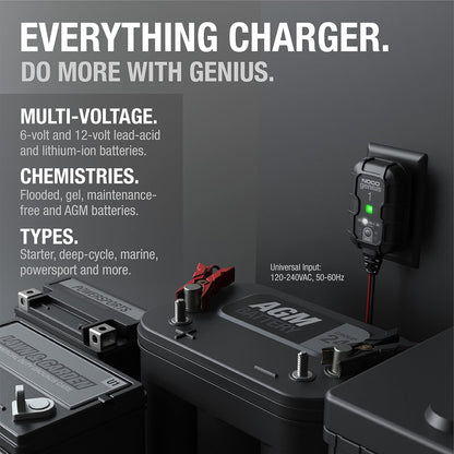 Smart Battery Charger – Automatic 6V/12V Charging For Always-Ready Vehicles