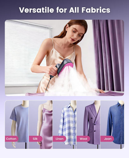 Perfect Wrinkle-Free Clothes in Seconds with 2-in-1 Power