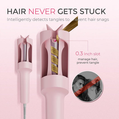Automatic Rotating Curling Iron – Ceramic Ionic Styling for Effortless Bouncy Curls