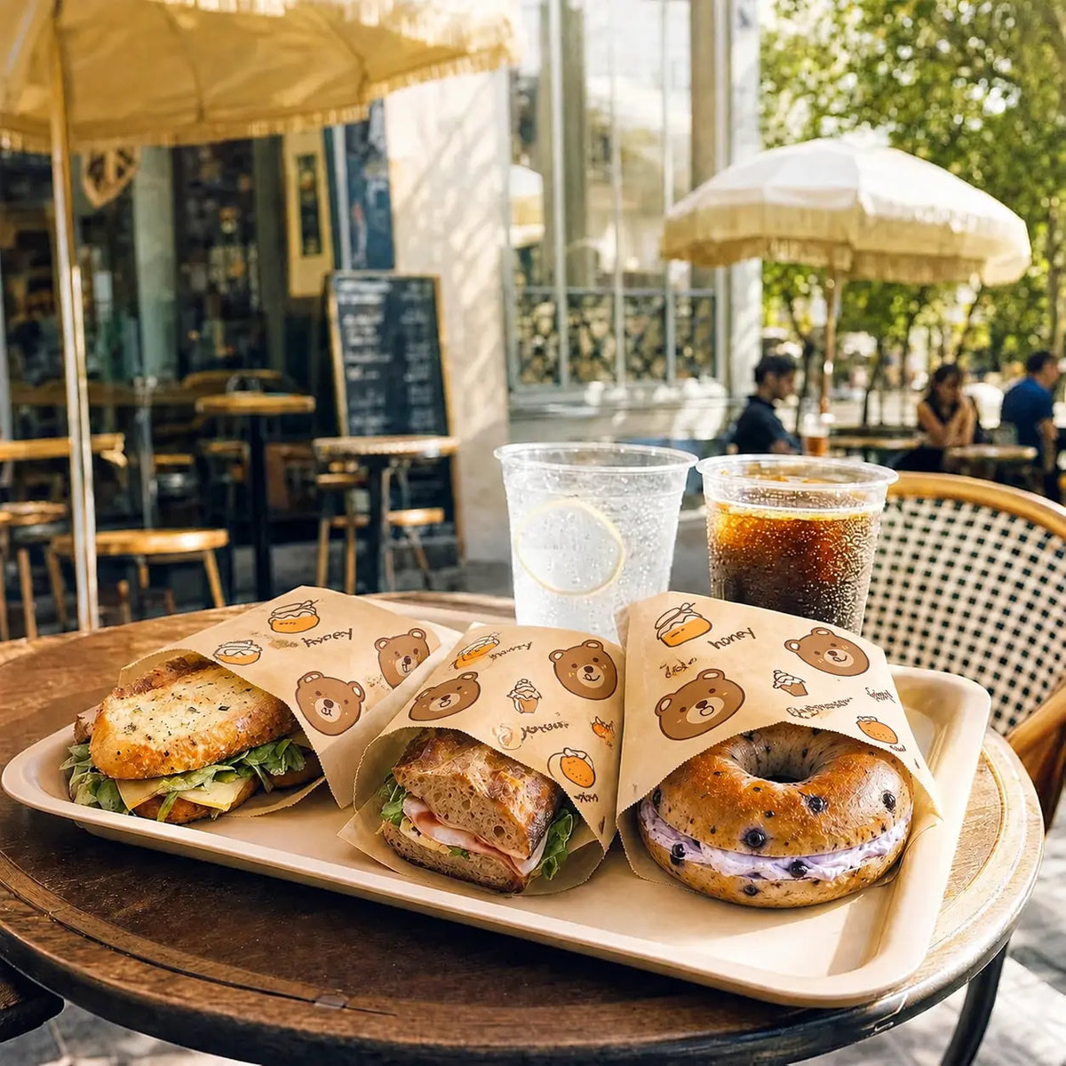 Paper Sandwich Bags - Greaseproof Design For Cleaner Food Packing