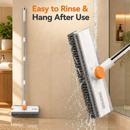 Floor Scrub Brush - 3-in-1 Deep Cleaning For Less Bending