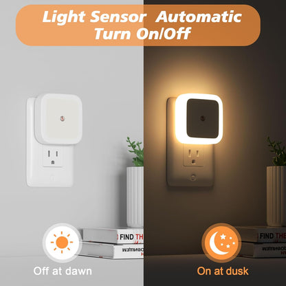 LED Night Light - Dusk-to-Dawn Sensor For Effortless Nighttime Lighting