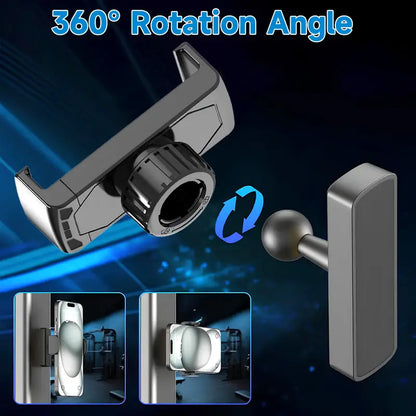 Magnetic Gym Phone Holder - 360° Adjustable Mount For Hands-Free Workout Recording