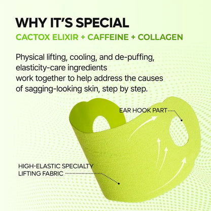 V-Line Cooling Mask - Cactus Infused Formula For A More Defined Jawline