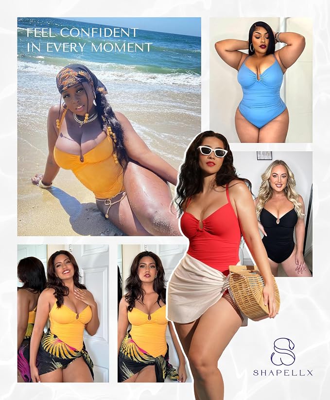 Instant Tummy-Control Shaping One-Piece Swimsuit